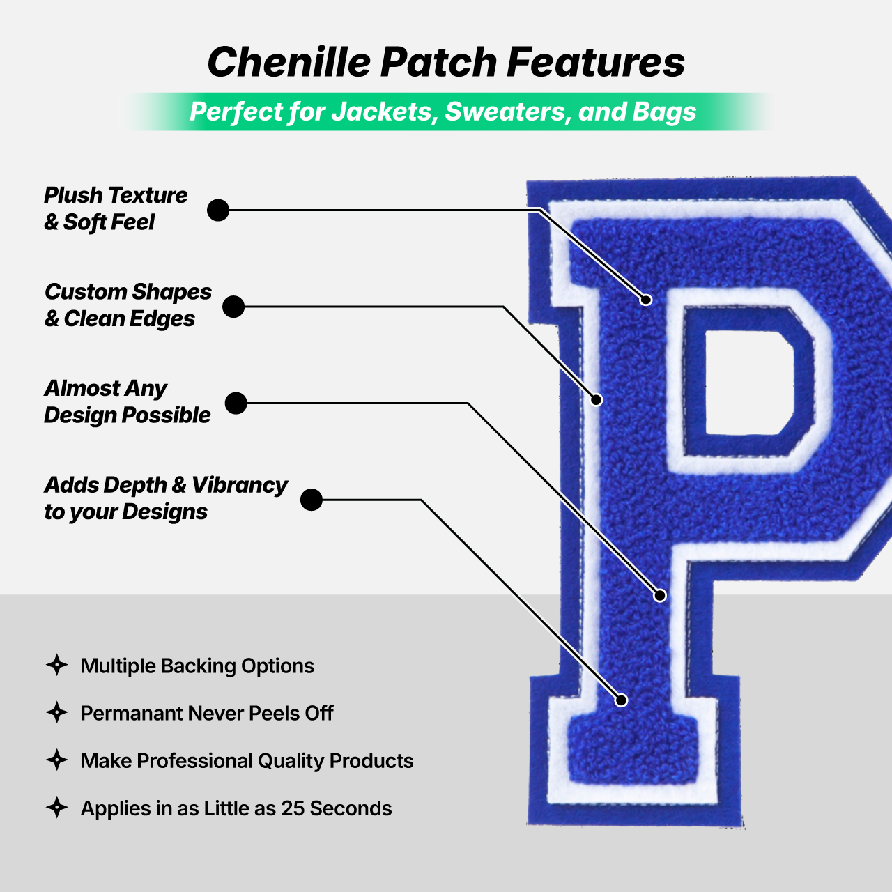 Chenille Patches thumbnail 2