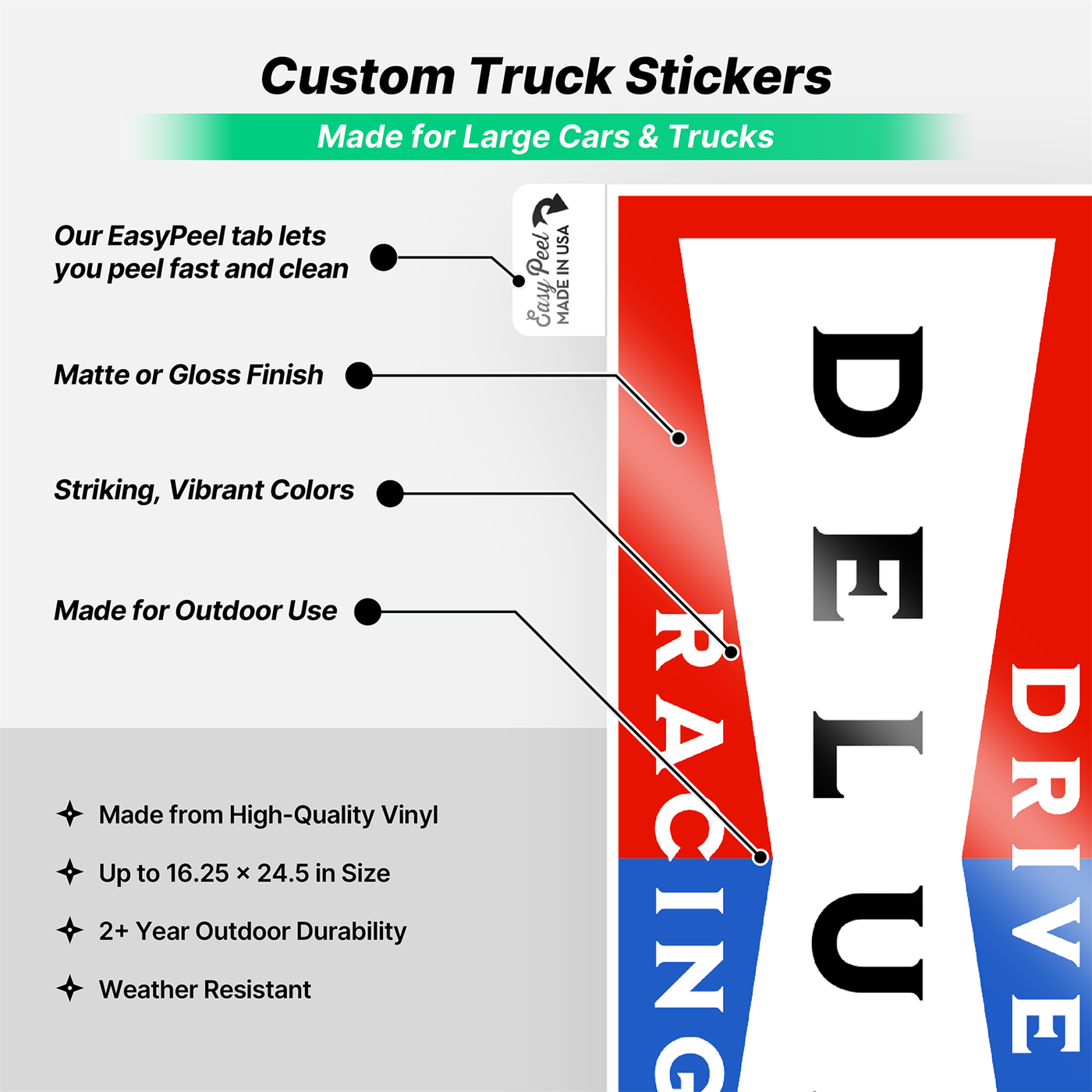 Large Truck Stickers thumbnail 2