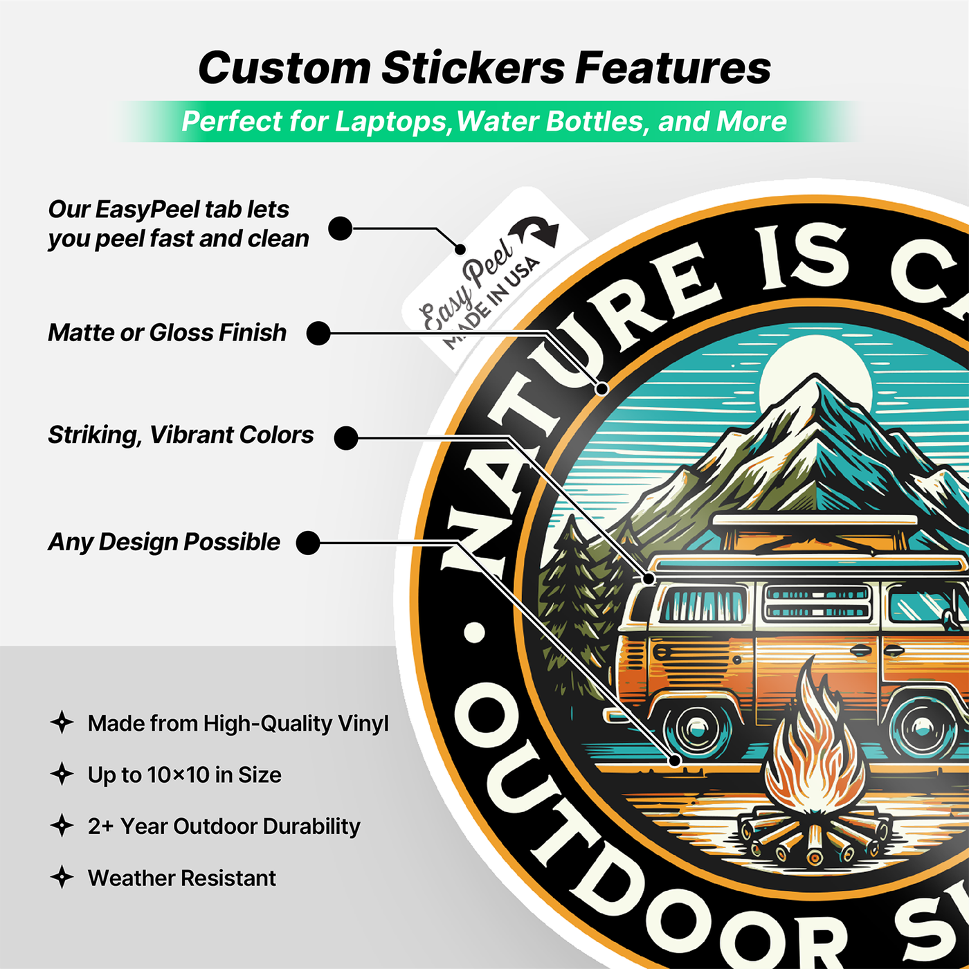 Custom Vinyl Stickers thumbnail 2